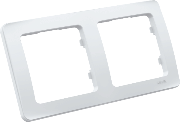 Рамка 2-я, цвет белый Мастер Hegel Р402