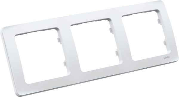 Рамка 3-я, цвет белый Мастер Hegel Р403