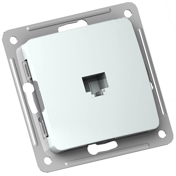 Розетка Мастер компьютерная RJ45, механизм Белый Hegel РСК-400