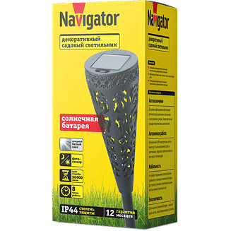 Садовый светильник на солнечной батарее NSL-15 Navigator 93222