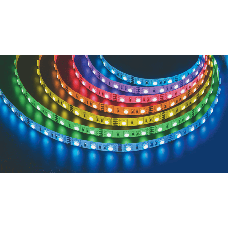 Лента светодиодная NLS-3528RGB-60-4.8-IP20-12V-Pro R5 (катушка 5м) Navigator 71439