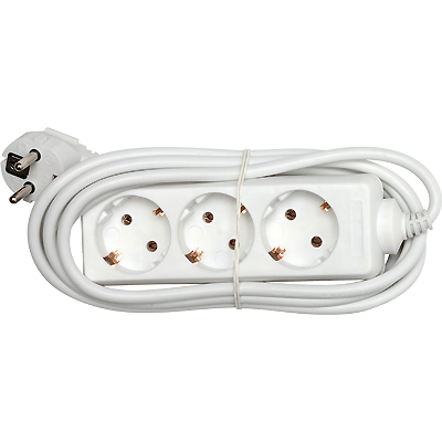 Удлинитель 1,5м 3 роз. с заземл. 10А (3х 0,75мм2) 71451 Navigator