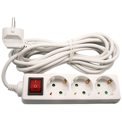 Удлинитель 5м 3 роз. с заземл., з/шт., с выкл. 71514 Navigator