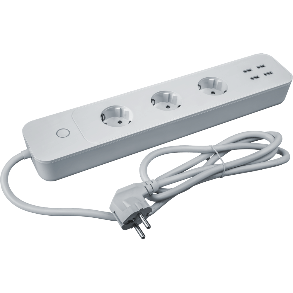 Умный дом Удлинитель 1,5м 3 роз., 4USB разъема с заземл. 14557 Navigator