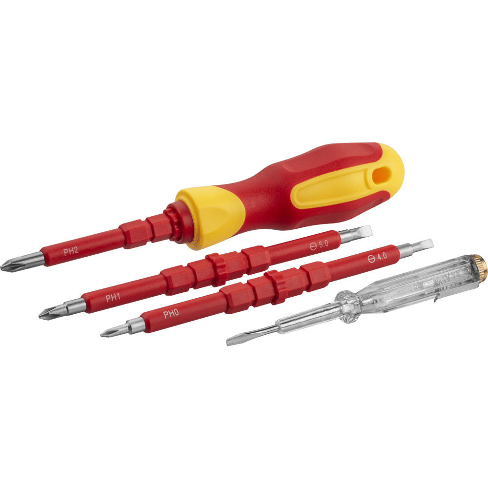 Набор диэлектр.отверток OHT-Оtd02-7v1 (со сменными жалами 7 в 1) 80900 ОНЛАЙТ