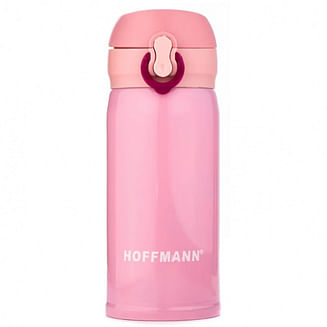 Термокружка 0,35л розовый HM-20334 HOFFMANN