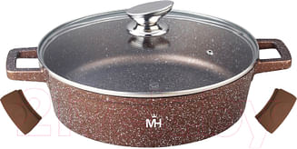 Кастрюля с крышкой MC-1818 2,5л Granite Mercury