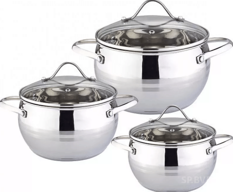 Набор кастрюль ZG-519 6пр Zigen