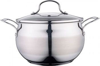 Кастрюля со стеклянной крышкой BC-2130 18см 3л Bella Cucina