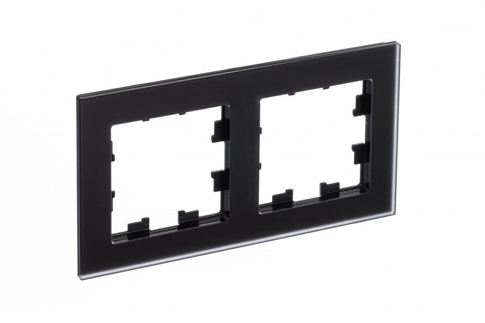 Рамка AtlasDesign Матовое органическое стекло Матовый черный Schneider Electric ATN331002