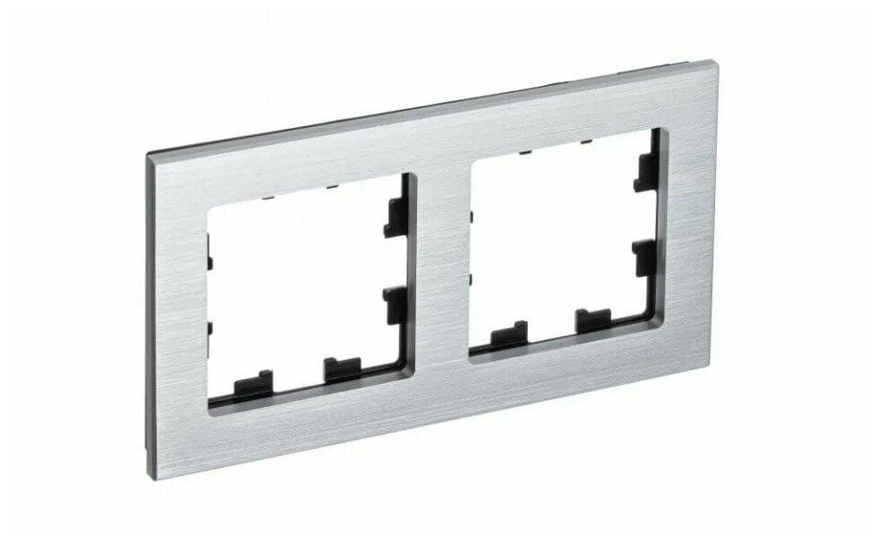 Рамка AtlasDesign Металл Серебро Schneider Electric ATN312102