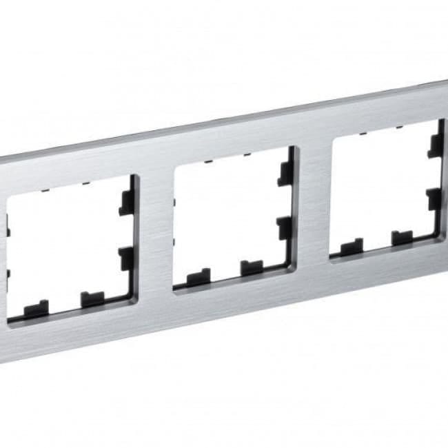 Рамка AtlasDesign Металл Серебро Schneider Electric ATN312103