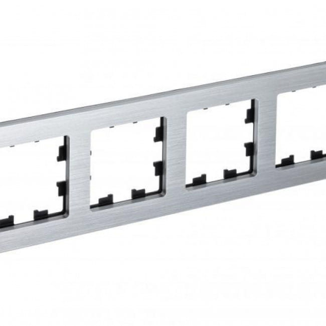 Рамка AtlasDesign Металл Серебро Schneider Electric ATN312104