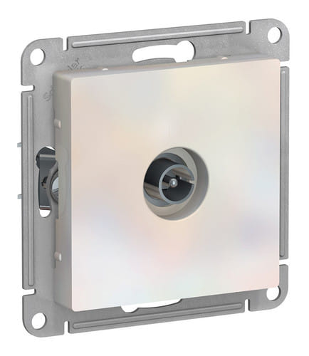 Розетка AtlasDesign TV антенна коннектор, механизм Жемчуг Schneider Electric ATN000493