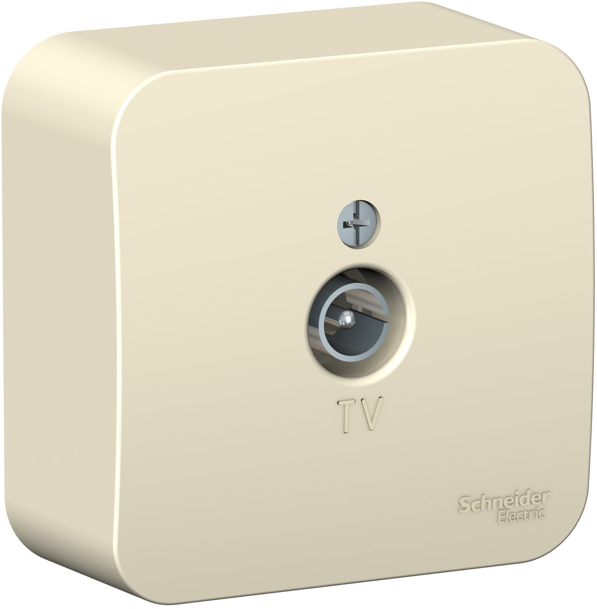Розетка Blanca TV (коннектор) Молочный Schneider Electric BLNTA000012