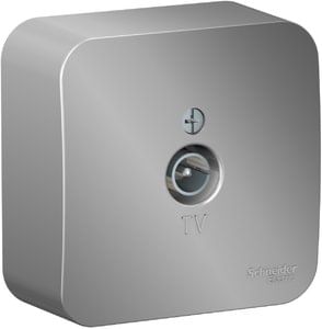 Розетка Blanca TV (коннектор) Алюминий Schneider Electric BLNTA000013