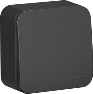 Выключатель Blanca 1-клавишный, 10А, Антрацит Schneider Electric BLNVA101006