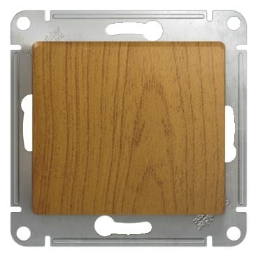 Переключатель перекрестный Glossa 1-клавишный, 10А, механизм Дуб Schneider Electric GSL000571
