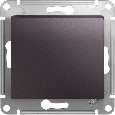 Выключатель Glossa 1-клавишный, 10А, механизм Сиреневый туман Schneider Electric GSL001411