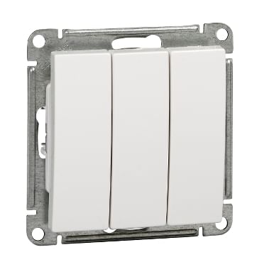 Выключатель W59 3-клавишный, 10А, механизм Белый Schneider Electric VS0510-351-1-86