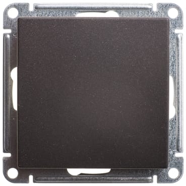 Выключатель W59 1-клавишный, 2-полюсный, 10АХ, механизм Черный бархат Schneider Electric VS210-152-6-86