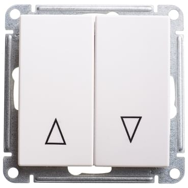 Переключатель W59 с механической блокировкой для жалюзи, механизм Белый Schneider Electric VS410-253-1-86