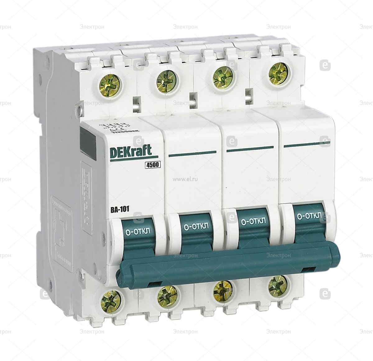 11093DEK Авт. выкл. 4Р 32А х-ка C ВА-101 4,5кА DEKraft Schneider Electric