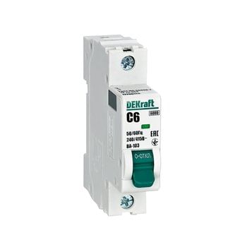 12269DEK Авт. выкл. 1Р 6А х-ка C ВА-103 6кА Schneider Electric
