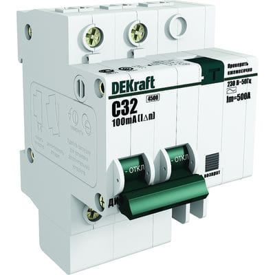 15157DEK АВДТ со встр. защ. от сверхтоков 1P+N 16А 30мА AC С ДИФ-101 Schneider Electric
