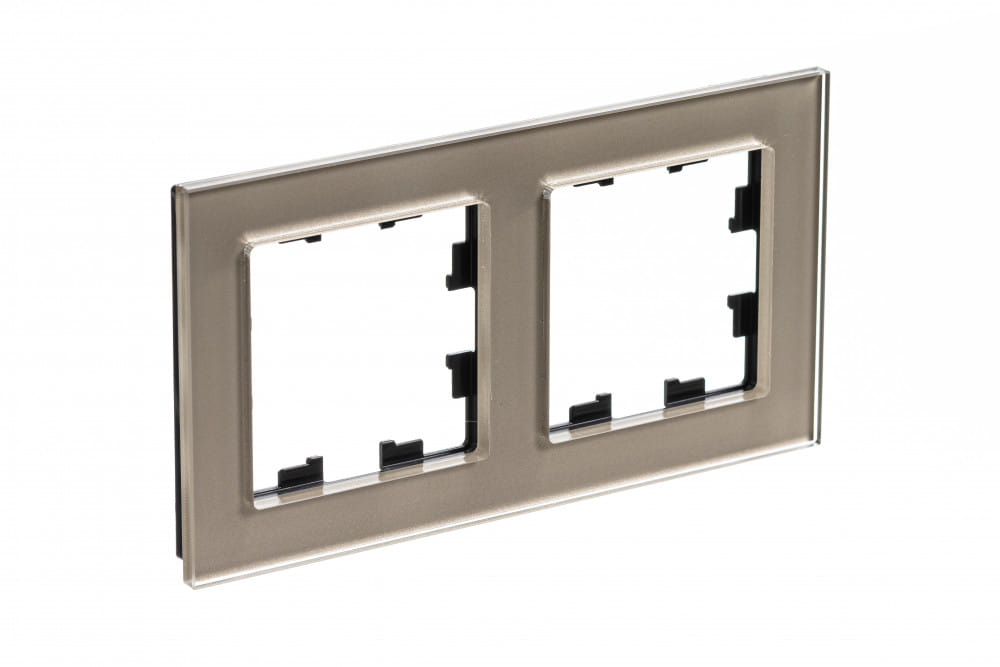 Рамка AtlasDesign Органическое стекло Шампань Schneider Electric ATN320502