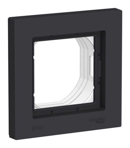 Рамка AtlasDesign Aqua IP44 1-постовая Карбон Schneider Electric ATN441001