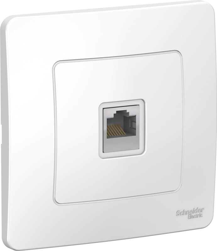Розетка Blanca компьютерная RJ45, в сборе Белый Schneider Electric BLNIS045001