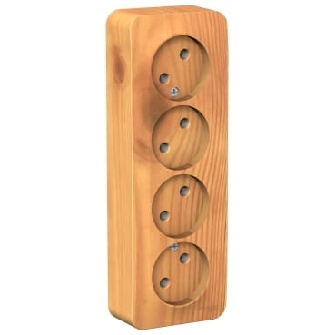 Розетка Blanca без заземления, без шторок, 16А, Ясень Schneider Electric BLNRA000415