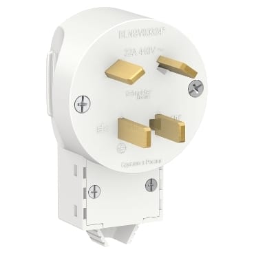 BLNSV003241 BLANCA С/У ВИЛКА СИЛОВАЯ 3Р+N 32А, 400В, БЕЛЫЙ Schneider Electric