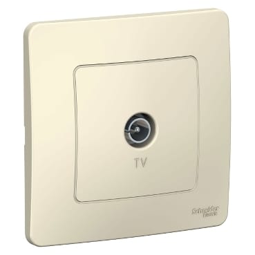 Blanca Розетка TV (коннектор) Молочный Schneider Electric BLNTS000012