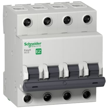 EZ9F34463 АВТ. ВЫКЛ. EASY 9 4П 63А С 4,5кА 400В =S= Schneider Electric