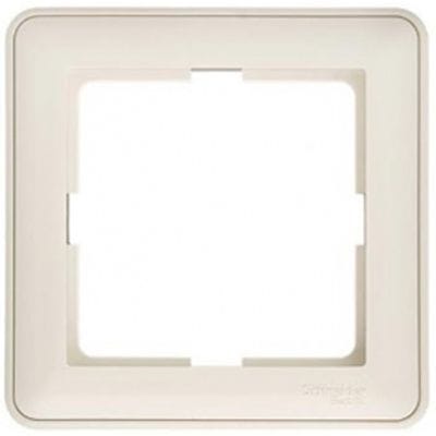 W59 AQUA 1-постовая рамка, IP44, Слоновая кость Schneider Electric KD-1B-28