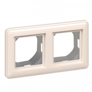 W59 AQUA 2-постовая рамка, IP44, Слоновая кость Schneider Electric KD-2B-28