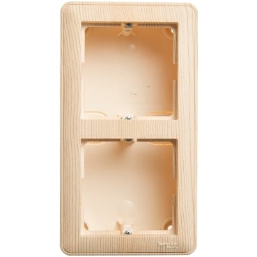 KP-252-78 W59 КОРОБКА подъемная для наружного монтажа с рамкой 2-местная, СОСНА Schneider Electric