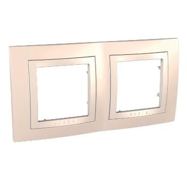 MGU2.004.559 Рамка (цвет кремовый), 2 места Schneider Electric