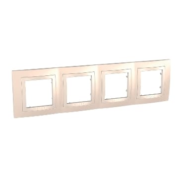 MGU2.008.559 Рамка (цвет кремовый), 4 места Schneider Electric