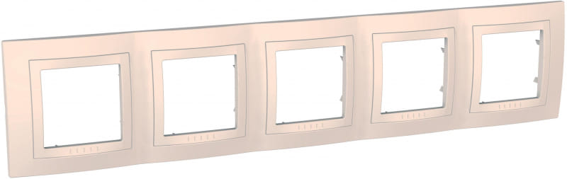 MGU2.010.25 РАМКА С ДЕКОРАТИВНЫМ ЭЛЕМЕНТОМ, 5 МЕСТ Schneider Electric