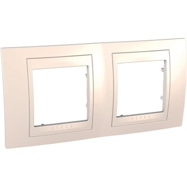 MGU6.004.25 РАМКА ГОРИЗОНТАЛЬНАЯ, 2 МЕСТА, ХАМЕЛЕОН БЕЖЕВЫЙ Schneider Electric