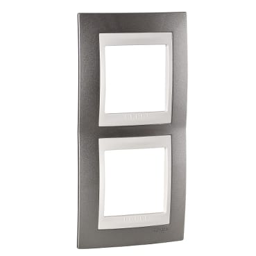 MGU6.004V.524 РАМКА ВЕРТИКАЛЬНАЯ 2 МЕСТА, ХАМЕЛЕОН ШАМПАНЬ/ БЕЖЕВЫЙ Schneider Electric