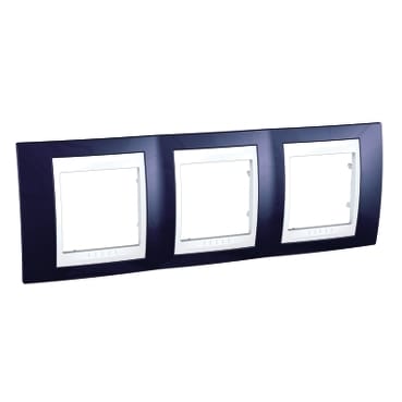 MGU6.006.824 РАМКА ГОРИЗОНТАЛЬНАЯ, 3 МЕСТА, ХАМЕЛЕОН ШАМПАНЬ/ БЕЛЫЙ Schneider Electric