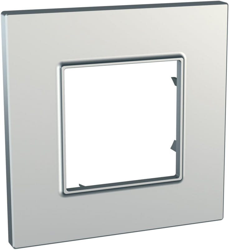 MGU6.702.55 РАМКА UNICA QUADRO 1 МЕСТО СЕРЕБРО Schneider Electric