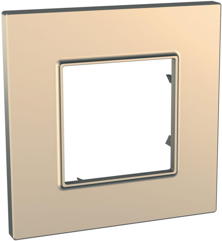 MGU6.702.56 РАМКА UNICA QUADRO 1 МЕСТО МЕДЬ Schneider Electric