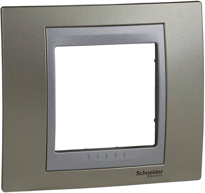 MGU66.002.095 РАМКА Х1, ОПАЛ/АЛЮМ Schneider Electric