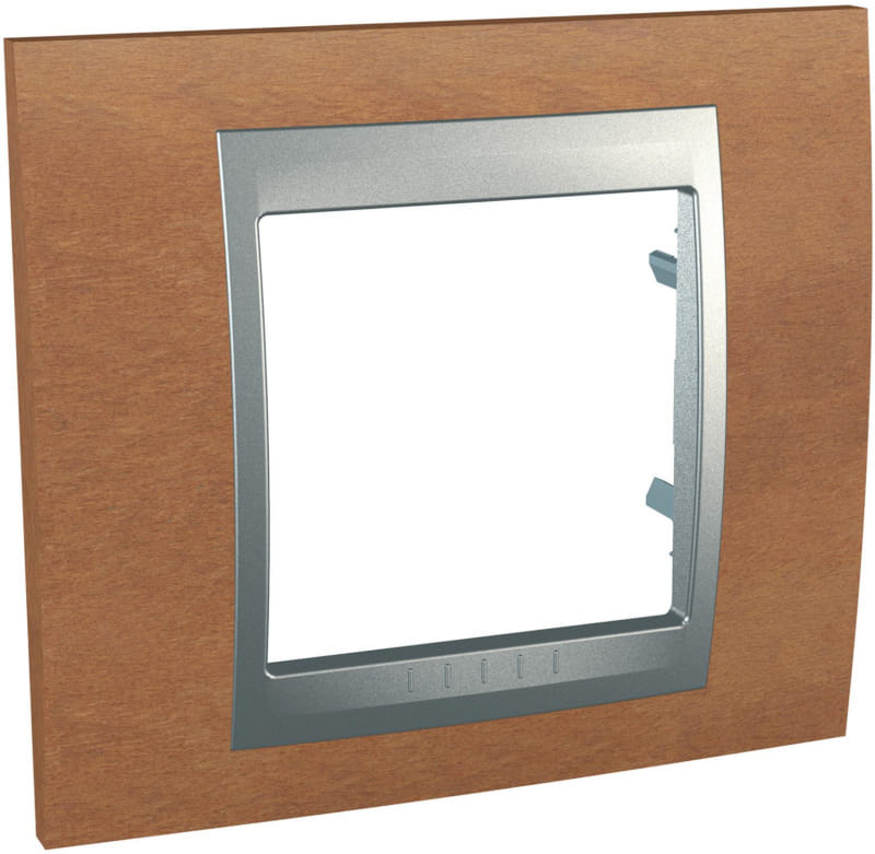 MGU66.002.0M2 РАМКА Х1, ВИШНЯ/АЛЮМ Schneider Electric