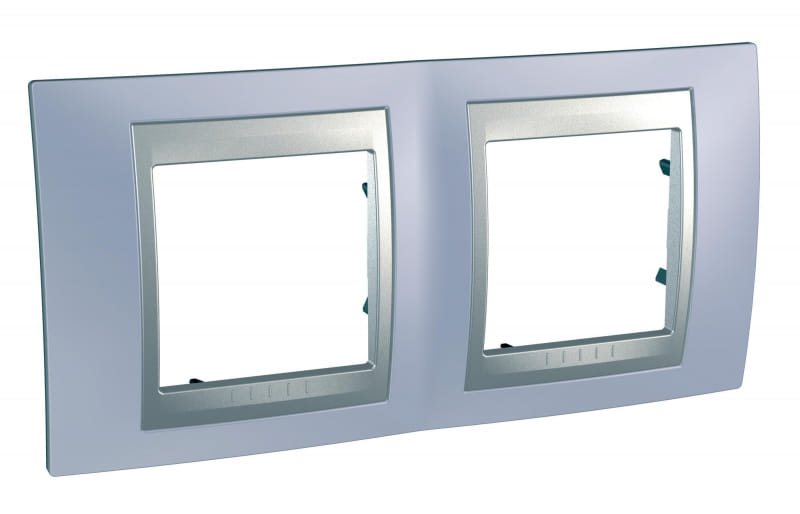 MGU66.004.098 РАМКА Х2, БЕРИЛЛ/АЛЮМ Schneider Electric